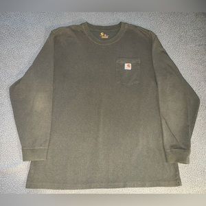 Vintage Carhartt Long Sleeve Forest Green Shirt
